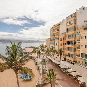 En Primera Linea De La Playa De Las Canteras Vista Al Mar Apartment